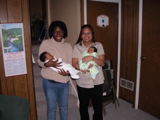 Portia and Baby Kaydence