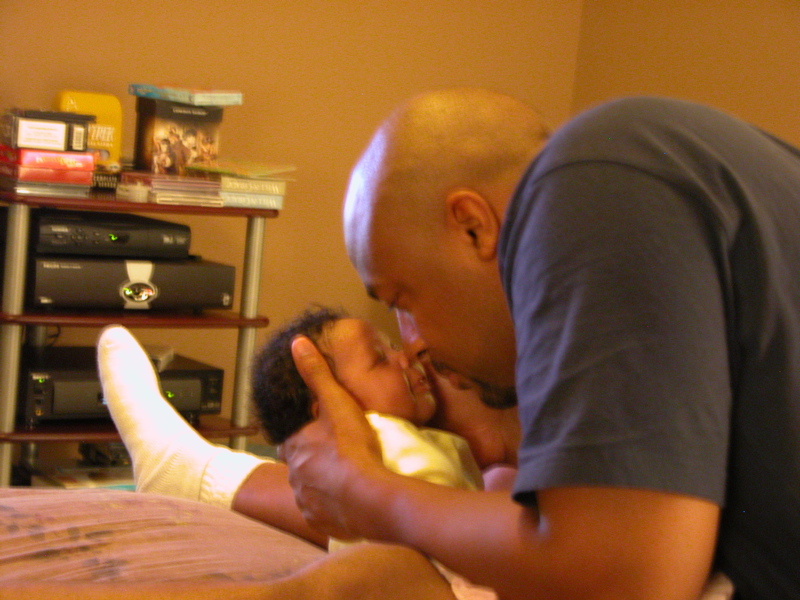 a smile for daddy!