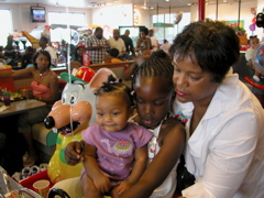 Me, Jaia and Grandma I