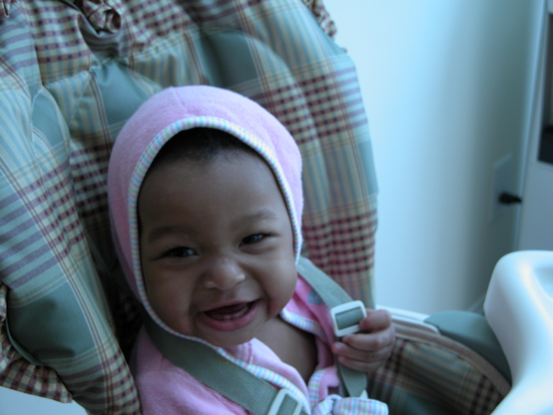 two front teeth!